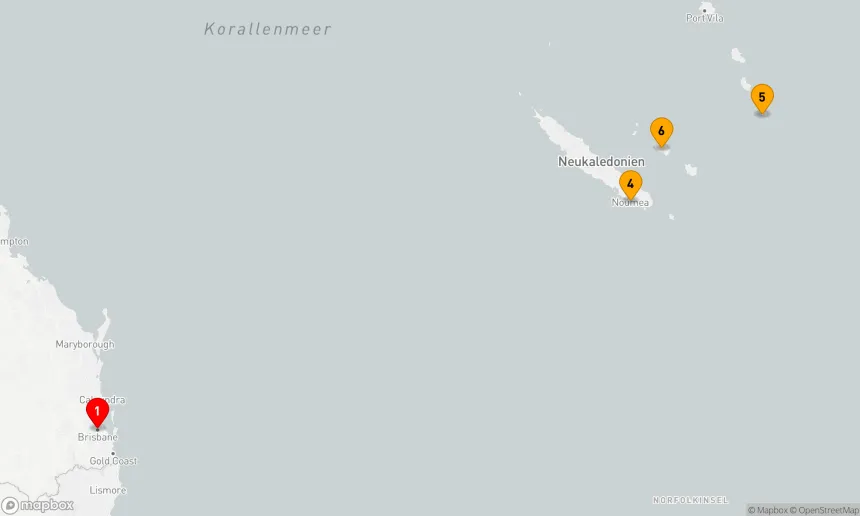 Route 8 Nächte - VANUATU & NEUKALEDONIEN