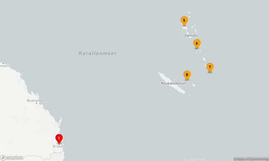 Route 10 Nächte - VANUATU & NEUKALEDONIEN