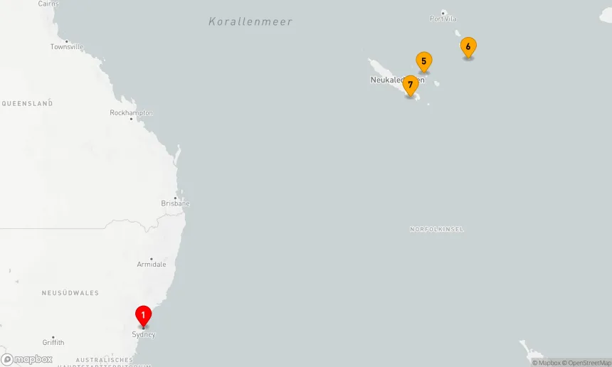 Route 9 Nächte - VANUATU & NEUKALEDONIEN
