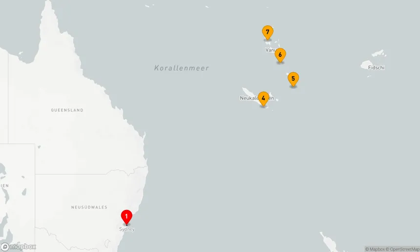 Route 10 Nächte - VANUATU & NEUKALEDONIEN