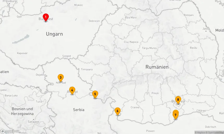 Route 8 Nächte - Verzauberung Osteuropas