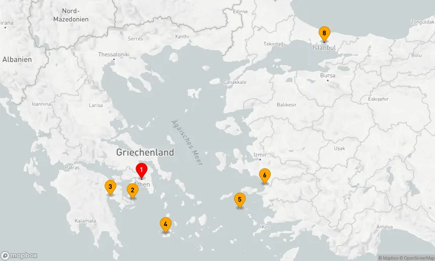 Route 7 Nächte - Von der Antike zum Bosporus: Eine Reise durch Geschichte und Kultur (SCII-2723)