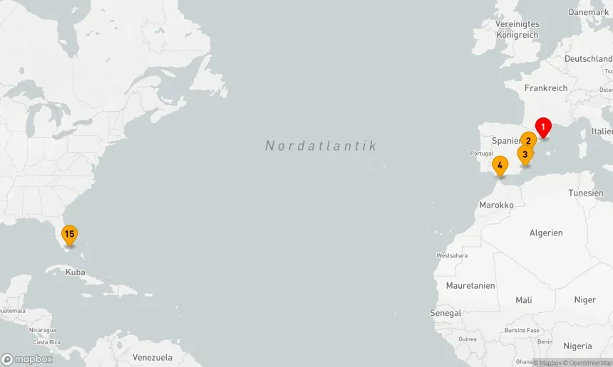 Route 14 Nächte - Von der Mittelmeersonne zur Atlantikbrise