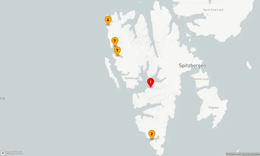 Route 7 Nächte - Von Longyearbyen nach Longyearbyen