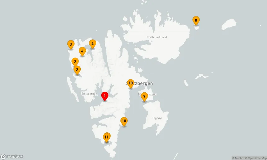 Route 12 Nächte - Von Longyearbyen nach Longyearbyen
