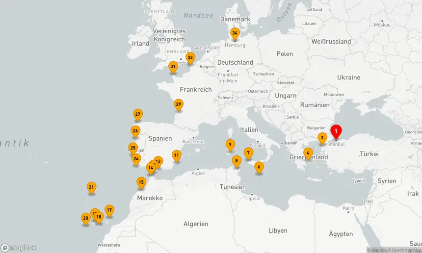 Route 33 Nächte - Von Orient bis Nordlicht: Kulturschätze und Küstenzauber