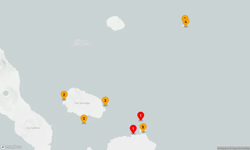 Route 4 Nächte - Von Seymour Norte nach Seymour Norte