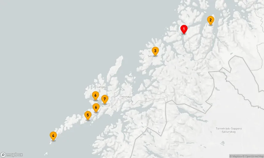 Route 7 Nächte - Von Tromsø nach Tromsø