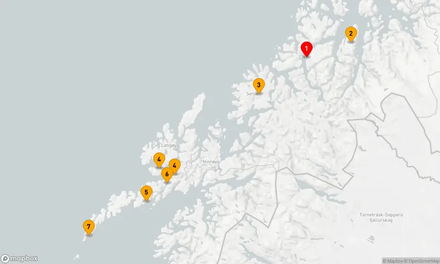 Route 9 Nächte - Von Tromsø nach Tromsø