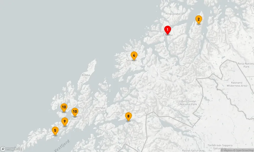 Route 12 Nächte - Von Tromsø nach Tromsø