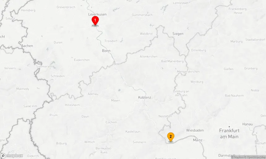 Route 3 Nächte - Vorweihnachtszeit auf dem Rhein