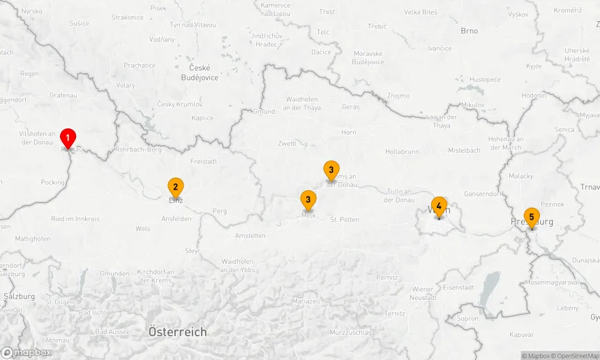 Route 6 Nächte - Weihnachten an der Donau