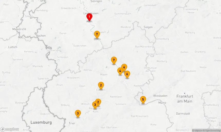 Route 7 Nächte - Silvester auf der Mosel (ALA241)