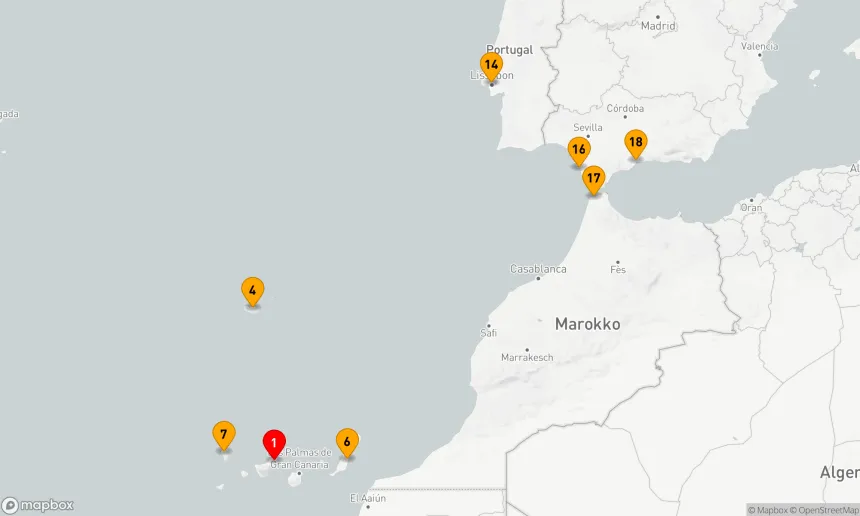 Route 17 Nächte - Weihnachten in Spanien, Portugal und auf den Kanarischen Inseln