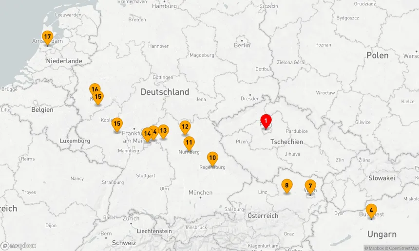 Route 17 Nächte - Weihnachten & Neujahr mit Prag