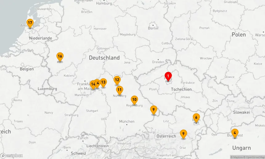 Route 17 Nächte - Weihnachten & Neujahr mit Prag