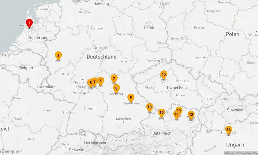 Route 17 Nächte - Weihnachten & Neujahr mit Prag