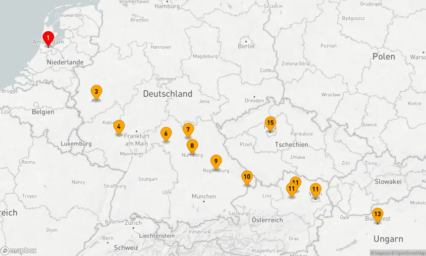 Route 17 Nächte - Weihnachten & Neujahr mit Prag