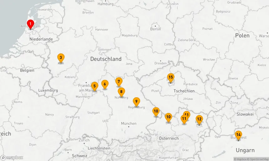 Route 17 Nächte - Weihnachten & Neujahr mit Prag