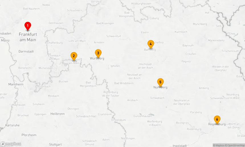 Route 6 Nächte - Weihnachtliches Bayern