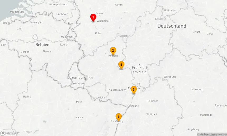 Route 6 Nächte - Weihnachtliches Elsass