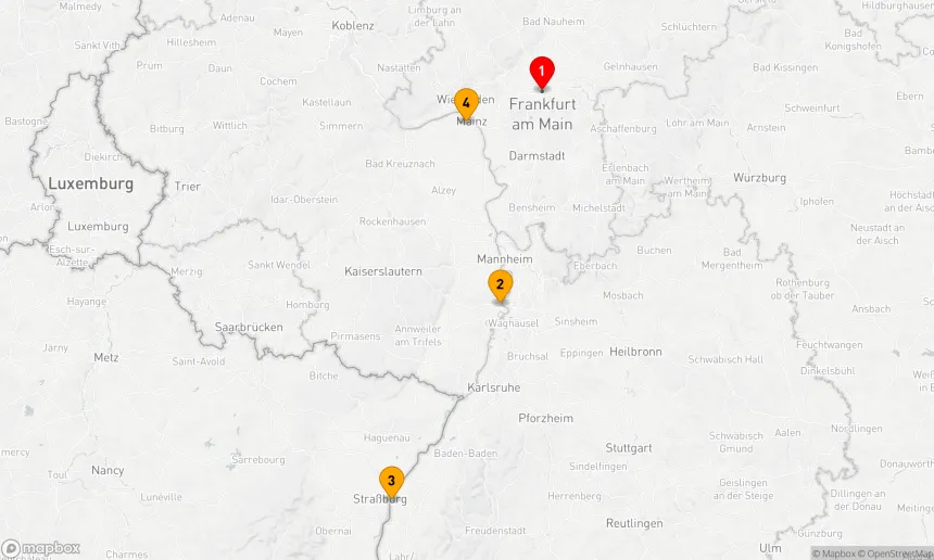 Route 4 Nächte - Weihnachtsmärchen auf Main & Rhein