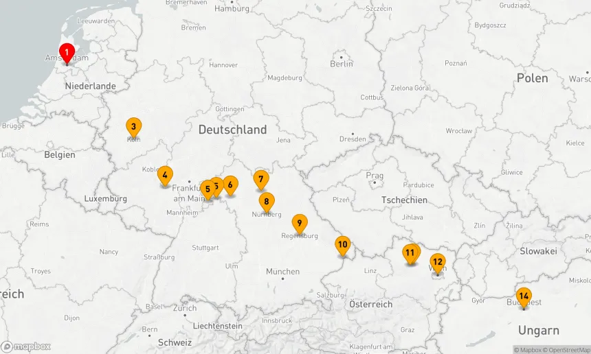 Route 14 Nächte - Weihnachtsmärkte