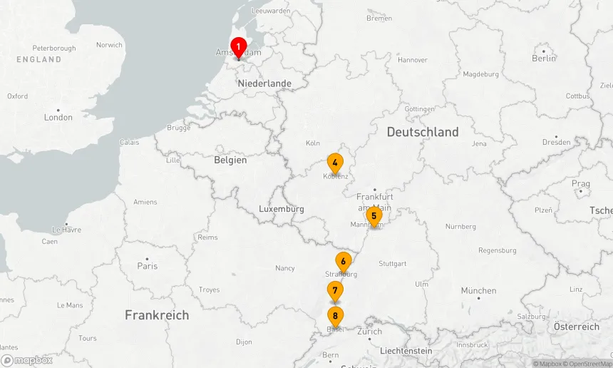 Route 7 Nächte - Weihnachtsmärkte am Rhein