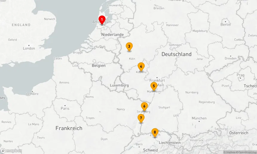 Route 7 Nächte - Weihnachtsmärkte am Rhein