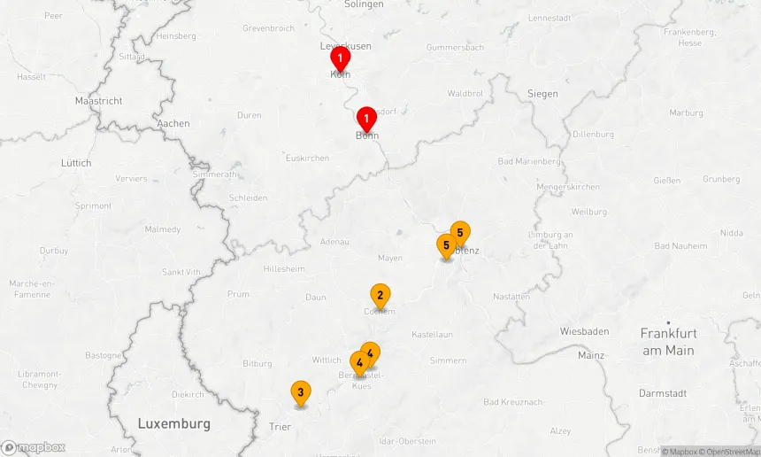 Route 5 Nächte - Weihnachtsmärkte an der Mosel (ANN319)