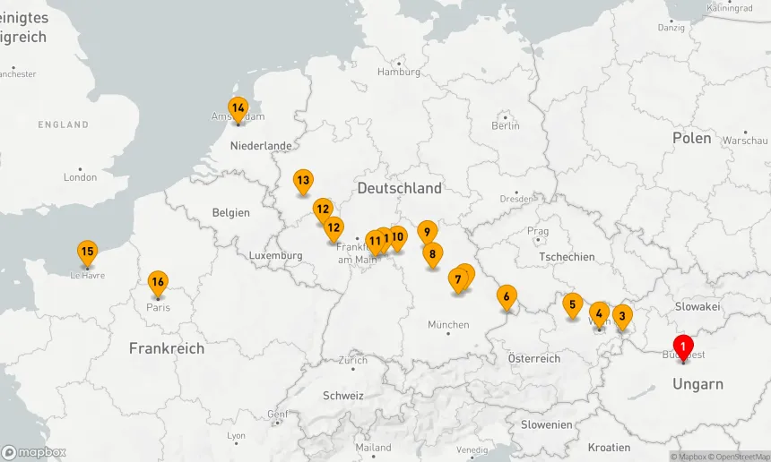 Route 17 Nächte - Weihnachtsmärkte in Europa & Paris