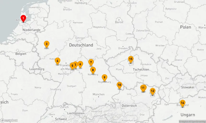 Route 17 Nächte - Weihnachtsmärkte mit Prag