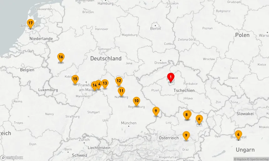 Route 17 Nächte - Weihnachtsmärkte mit Prag