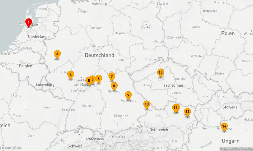 Route 17 Nächte - Weihnachtsmärkte mit Prag