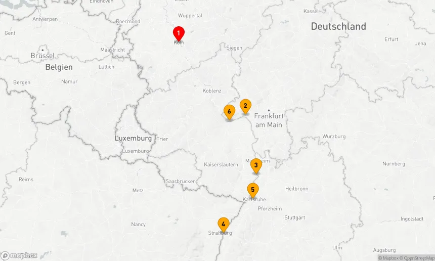 Route 7 Nächte - Weihnachtszauber auf dem Rhein