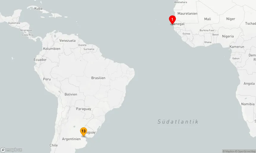 Route 12 Nächte - Wellness-Reise: Von Afrika nach Südamerika
