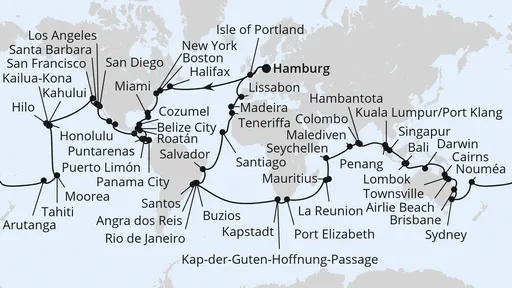 Route Weltreise 2027