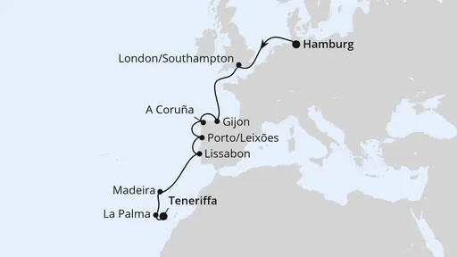 Route Westeuropa-Highlights ab Hamburg 3
