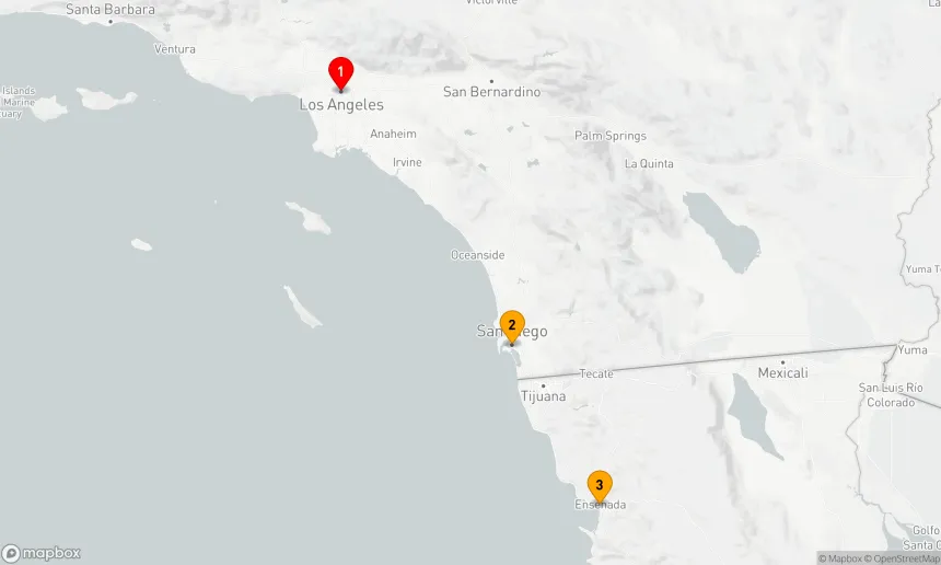 Route 4 Nächte - Westküstenausflug mit San Diego
