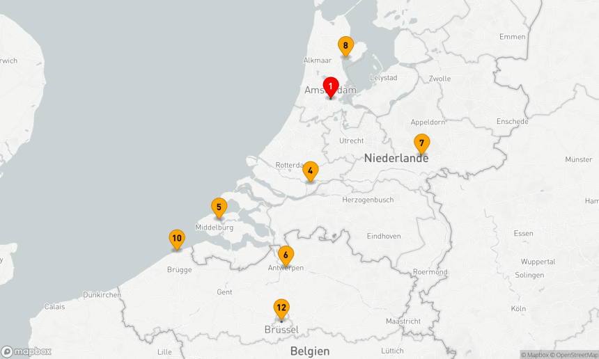 Scenic Jewel Kreuzfahrt - 12 Nächte - Windmühlen, Tulpen und belgische Köstlichkeiten – Amsterdam und das bezaubernde Belgien ab 14.04.27