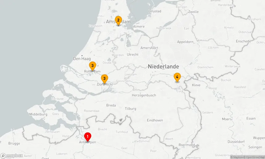 Route 4 Nächte - Wintermärchen in Belgien und den Niederlanden
