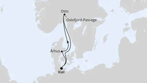 Route Wintersporthighlights in Oslo ab Kiel