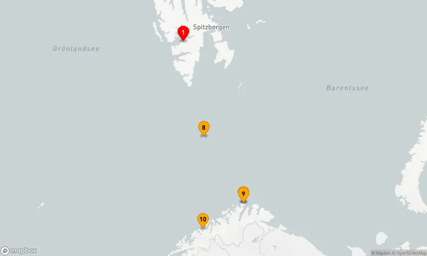 Route 9 Nächte - Zauberhafte Arktisexpedition - Entdeckung der Nordlandschaft