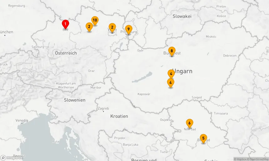 Route 10 Nächte - Zwischen Kaiserstädten und Balkanmetropolen